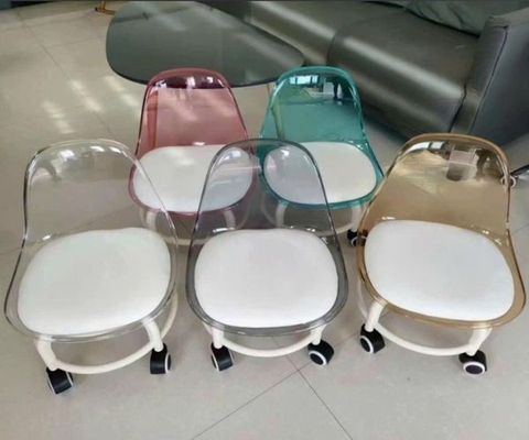 Ghế Đôn Xoay Nhựa Trong Nhập Khẩu