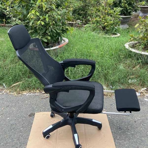 Ghế Công Thái Học Tựa Đầu Có Gác Chân GX16