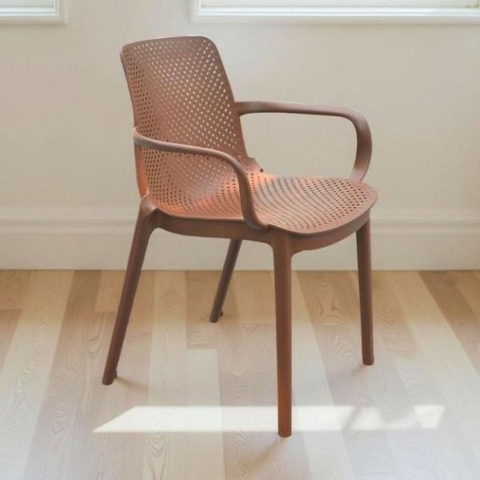 Ghế Nhựa Đúc Có Tay GN23A
