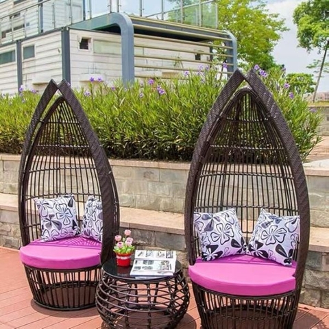 Ghế Thư Giãn Mây Nhựa Ngoài Trời GTG9