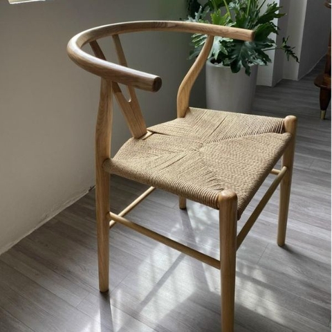Ghế Wishbone Đan Dây GW01