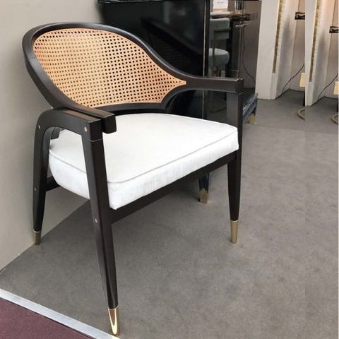 Ghế WORMLEY Gỗ Sồi Tựa Mây GW09