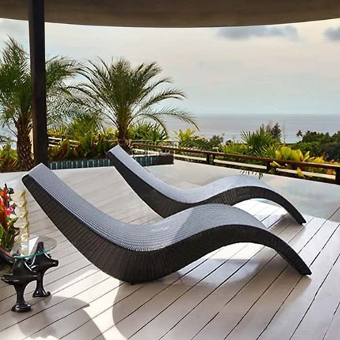 Giường Bể Bơi Mây Nhựa GBB01