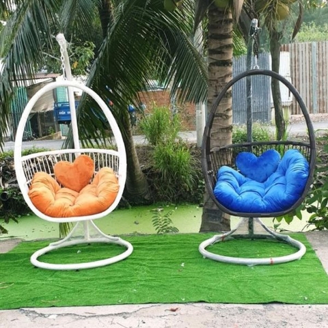 Xích Đu Đơn Giọt Nước Mây Nhựa XD39