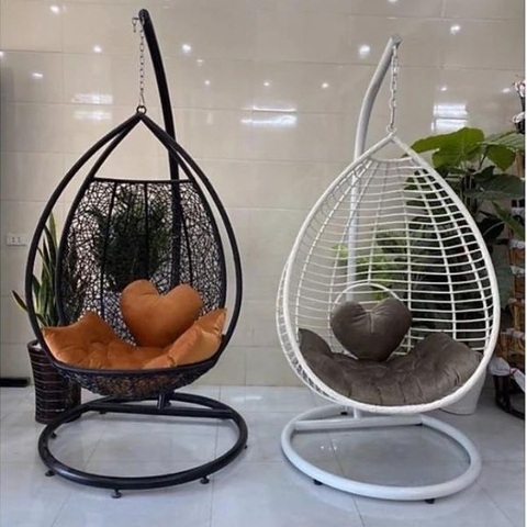 Xích Đu Đơn Giọt Nước Mây Nhựa XD39