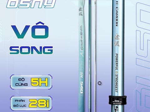 Osny Vô Song 5h28 Carbon 40-46T BẢO HÀNH 2 NĂM THAY 2 LÓNG BẤT KỲ