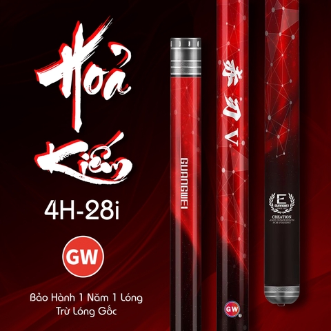 Cần Câu GW Hoả Kiểm - 4h28, 99% Carbon Toray