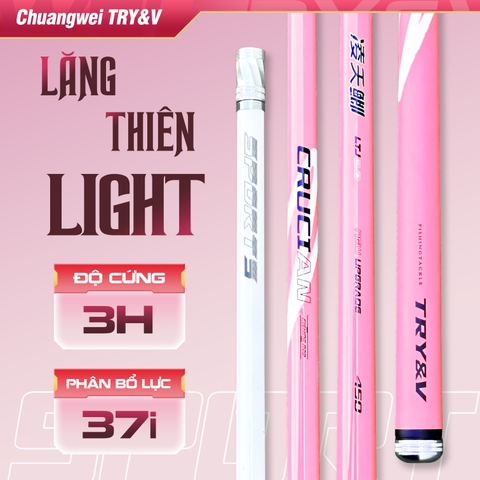 Cần tay Lăng Thiên - Light thích hợp câu diếc, rô, chép