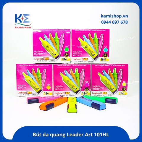 Bút dạ quang Leader Art thân vuông LA101HL