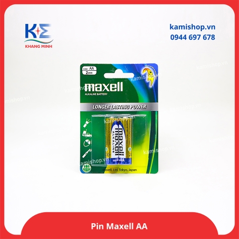 Pin maxcell 2A Vĩ giấy (2 Viên/1 Vĩ)