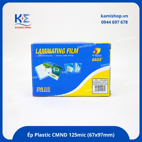 Ép Plastic CMND 125mic (67x97mm)
