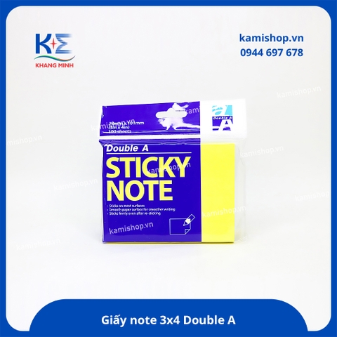 Giấy note 3*4 Double A