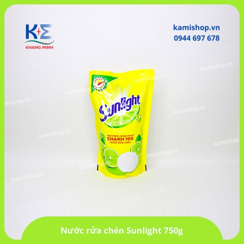 Nước rửa chén Sunlight chanh 750g (Bịch)