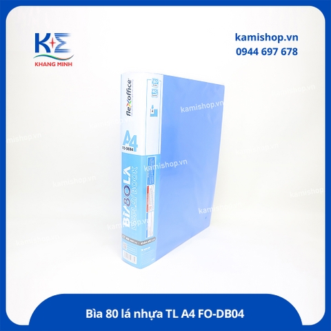 Bìa 80 lá nhựa TL A4 FO-DB04 (20)