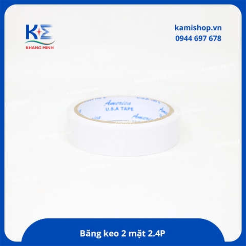 Băng keo 2 mặt 2.4p