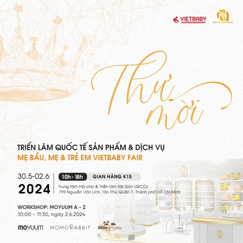 Thư mời tham dự triển lãm Vietbaby Fair 2024