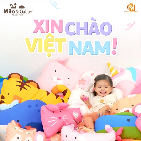 Milo & Gabby - thương hiệu chăn gối trẻ em bán chạy số 1 Hàn Quốc đã chính thức có mặt tại Việt Nam
