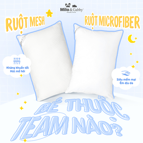Ruột gối chất liệu Mesh và Microfiber: Loại nào tốt hơn? 
