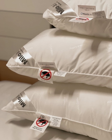 Review chi tiết ruột gối microfiber Milo &amp; Gabby