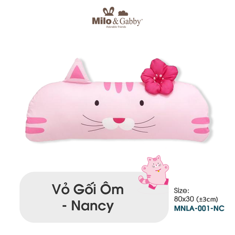 Vỏ gối ôm Milo & Gabby - Nancy - MNLA-001-NC