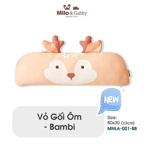 Vỏ gối ôm Milo & Gabby - Bambi - MNLA-001-BB