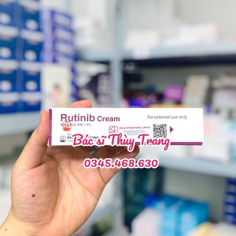 Rutinib Cream 1.5% 30g - Kem Điều Trị Viêm Da Cơ Địa & Bạch Biến Hiệu Quả