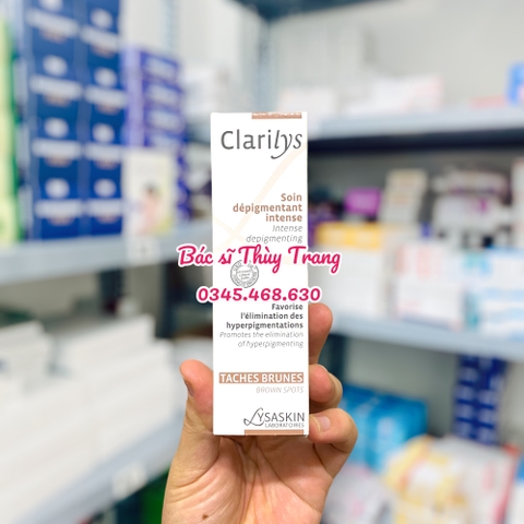 Kem dưỡng sáng da, trị nám LYSASKIN Clarilys Soin Dépigmentant Intense - 40ml