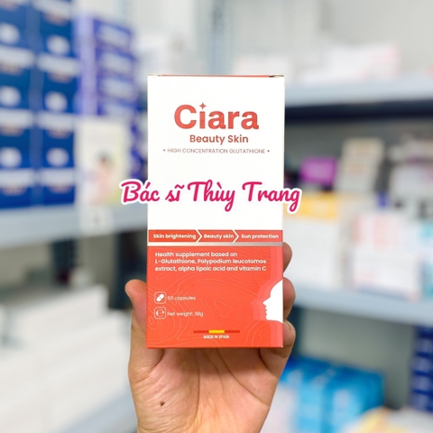 Viên uống chống nắng, trắng da chống oxy hoá Ciara Beauty Skin - hộp 50 viên