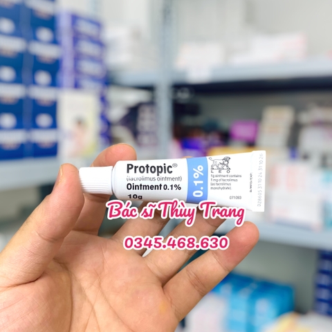Protopic 0.1% 10g - Thuốc Trị Bạch Biến, Viêm Da Cơ Địa, Viêm Da Tiết Bã Hiệu Quả