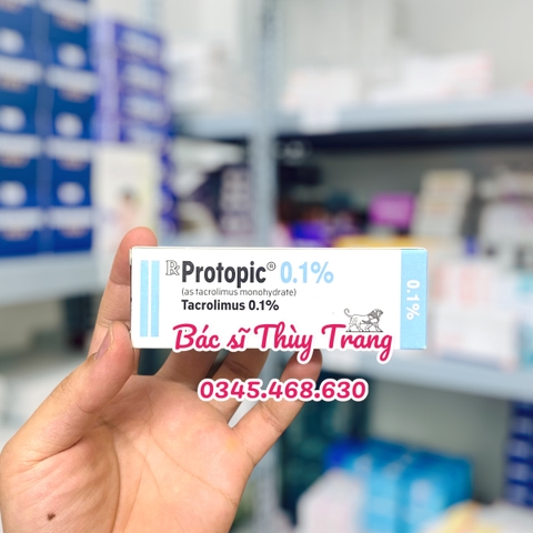 Protopic 0.1% 10g - Thuốc Trị Bạch Biến, Viêm Da Cơ Địa, Viêm Da Tiết Bã Hiệu Quả