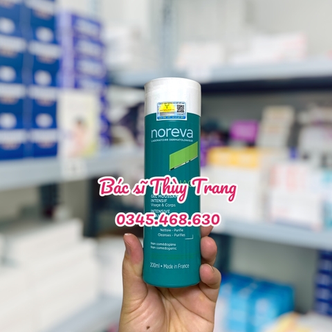 NOREVA sữa rửa mặt chuyên biệt cho da dầu mụn NOREVA EXFOLIAC INTENSIVE FOAMING GEL 200ML