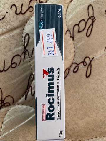 Thuốc điều trị bạch biến, viêm da ROCIMUS - 10g