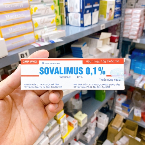 Kem mỡ bôi trị chàm Sovalimus