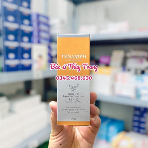 Kem chống nắng trà xanh TENAMYD Green Tea Protect Sunscreen SPF42/PA++ - 70ml