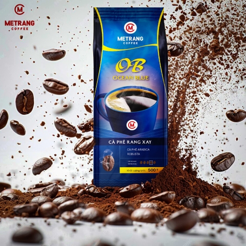 Cà phê Mê Trang Ocean Blue (OB) - Túi bột 500g