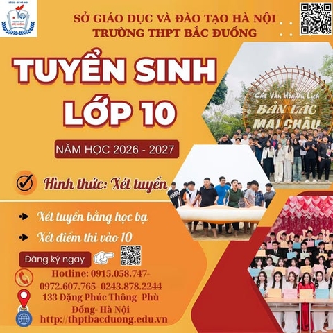 ĐĂNG KÍ TƯ VẤN TUYỂN SINH 10 NĂM HỌC 2026-2027