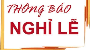 Thông báo nghỉ lễ