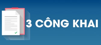 3 CÔNG KHAI NĂM HỌC 2024 - 2025