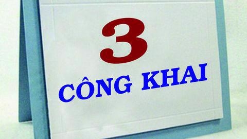 3 CÔNG KHAI NĂM HỌC 2025-2026