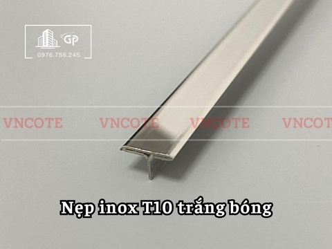 Nẹp inox chữ T10mm màu đen xước