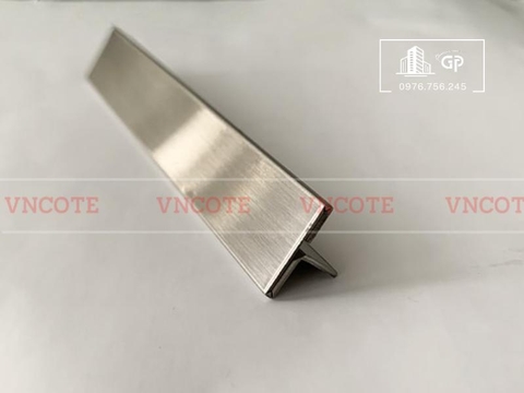 Nẹp inox chữ T15mm màu trắng xước