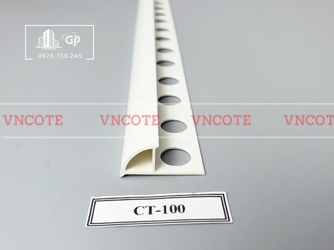 Nẹp nhựa bo góc ốp lát 10mm CT-100