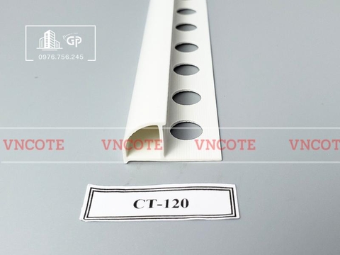 Nẹp nhựa bo góc ốp lát 12mm CT-120