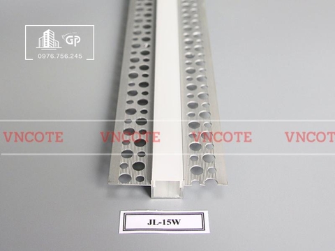 Thanh ray đèn led trần thạch cao 15mm JL-15W