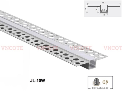 Thanh ray đèn led trần thạch cao 10mm