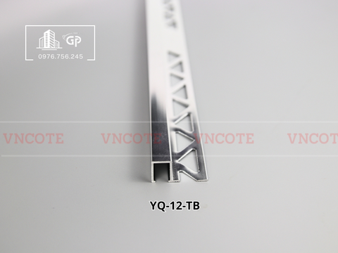 Nẹp nhôm bo góc ốp lát 12mm YQ-12-TB