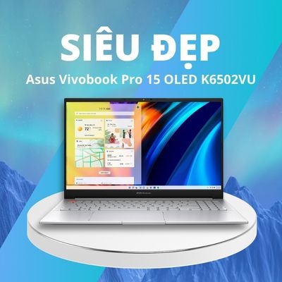 Đánh giá review laptop Asus Vivobook Pro 15 OLED K6502VU - Core i9 13900H RTX 4050 15.6inch 2.8K OLED