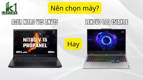 Acer Nitro V15 ANV15 hay Lenovo LOQ 15IAX9E Essential – Chọn máy nào “đáng tiền” hơn?