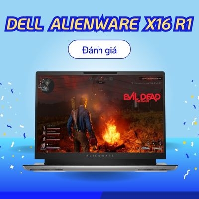Đánh giá review Dell Alienware X16 R1 - Core i9 13900HK RTX 4080 16 inch FHD+ 480Hz