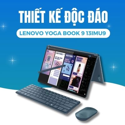 Đánh giá review laptop Lenovo Yoga Book 9 13IMU9 - Intel® Core™ Ultra 7 155U RAM 32GB SSD 1TB Intel Arc™ Graphics 13.3 inch 2.8K OLED 